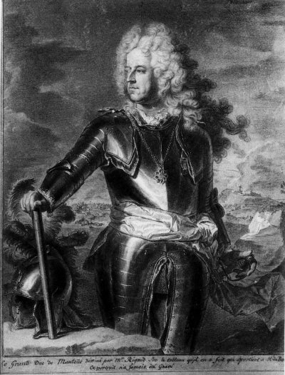 1709 - Charles III Ferdinand de Gonzague, duc de Mantoue (dessin)