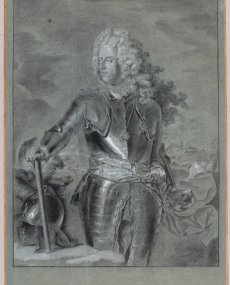 1709 - Charles III Ferdinand de Gonzague, duc de Mantoue (dessin)