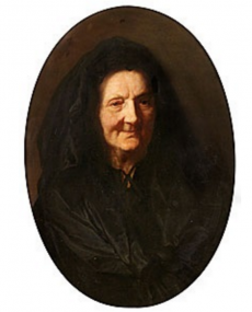 Largillierre Äldre kvinna i Svart 27 mai 2008 2335 dollars 63 x 46.5 cm